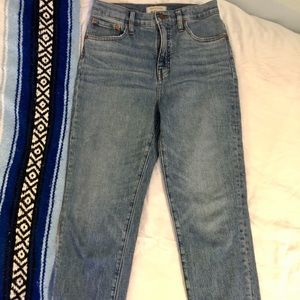 Madewell classic straight leg fair-trade jeans